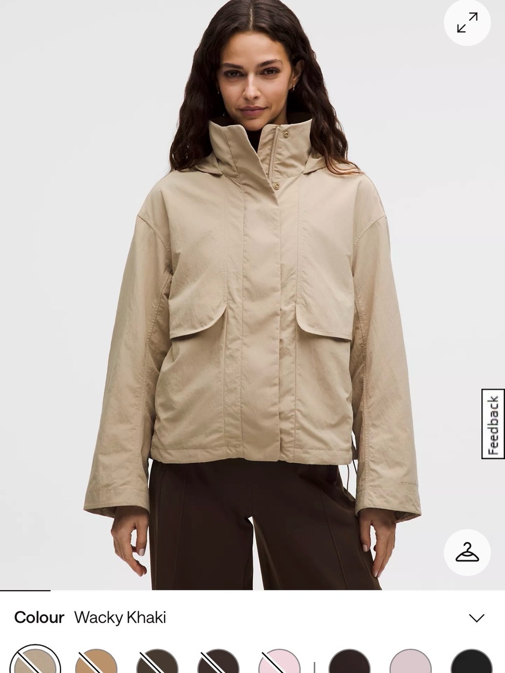 lululemon Wacky Khaki Utility Jacket new with tag